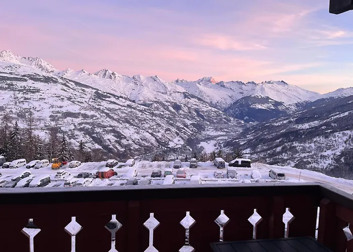 La Plagne Appartement Au Pied Des Pistes Avec Vue Mont Blanc